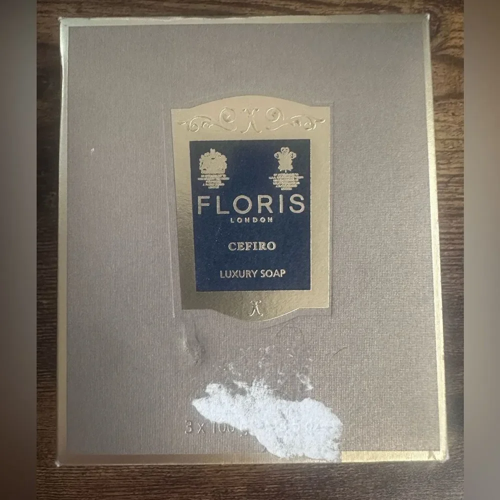 NIB Floris London Cefiro Luxury Soap x3